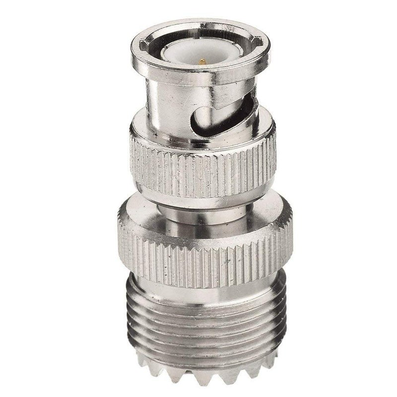 TengKo BNC Male to UHF Female SO-239 SO239 Adapter Connector RF Coaxial Coax Adapter for Antenna Coaxial Cable Radio Scanner (2 Pack) - Image 4
